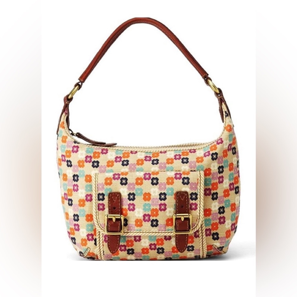 Fossil Tate Hobo natural floral Bag